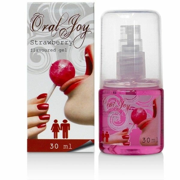 Cobeco Oral Joy Strawberry żel smakowy do masażu 30 ml – truskawkowy, pielęgnacyjny