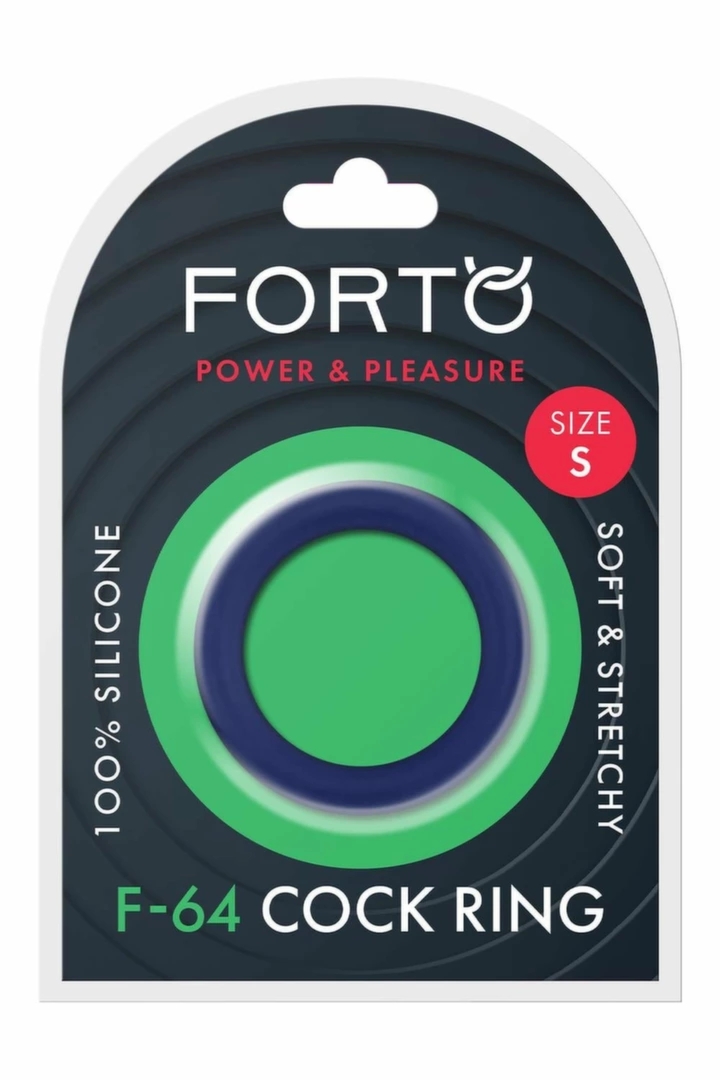 FORTO F-64 Pierścień silikonowy 40mm Small szeroki, elastyczny niebieski