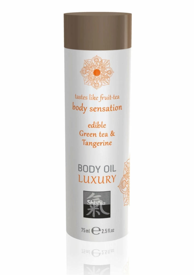 HOT Luxury Edible Body Oil 75 ml – jadalny olejek do masażu, 8 wariantów smakowych
