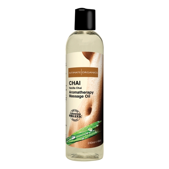 SexShop - Olejek do masażu organiczny - Intimate Organics Chai Massage Oil 240 ml