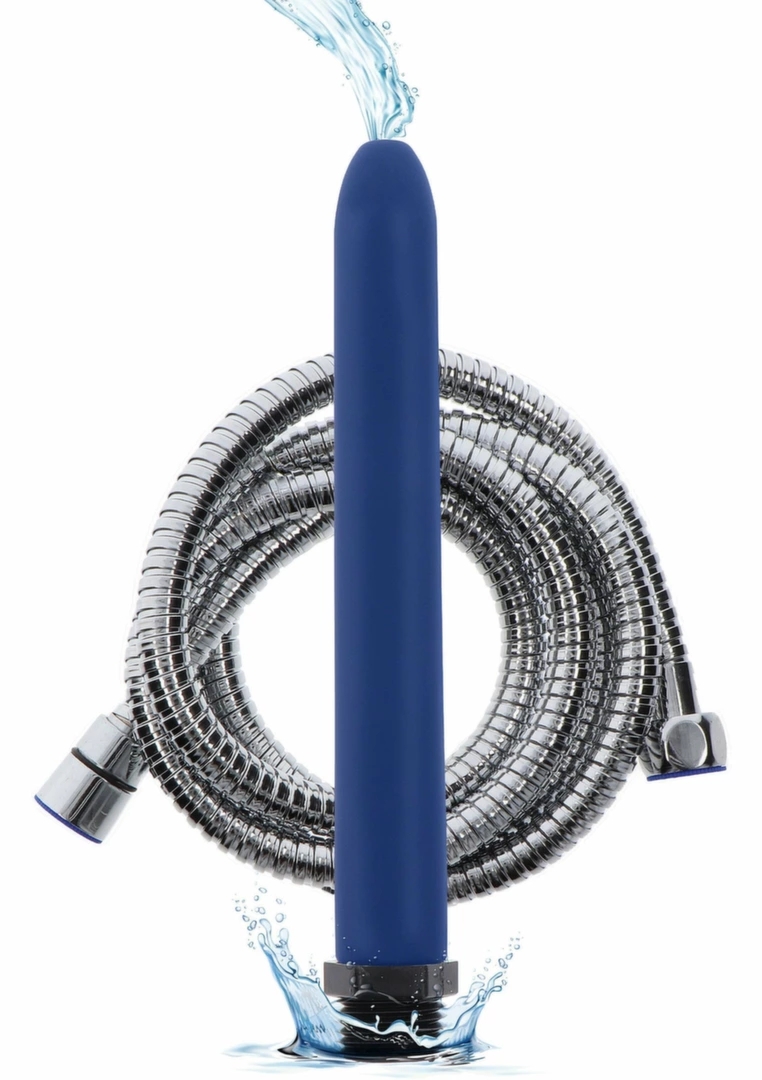 ToyJoy Buttocks The Cleaner Shower Set 15 cm – zestaw higieniczny z silikonową końcówką i wężem 185 cm