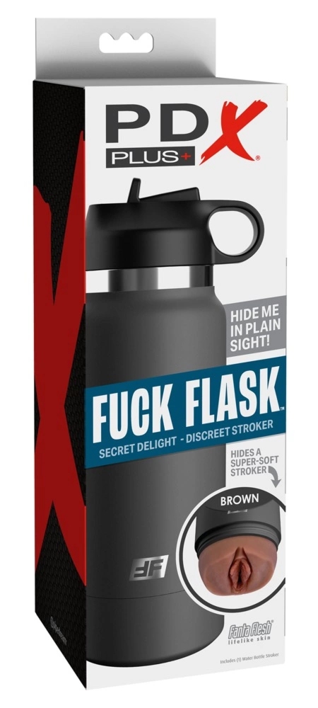 PDX Plus FuckFlask Secret Delight B – intymna maszyna w formie butelki, 23,8 cm