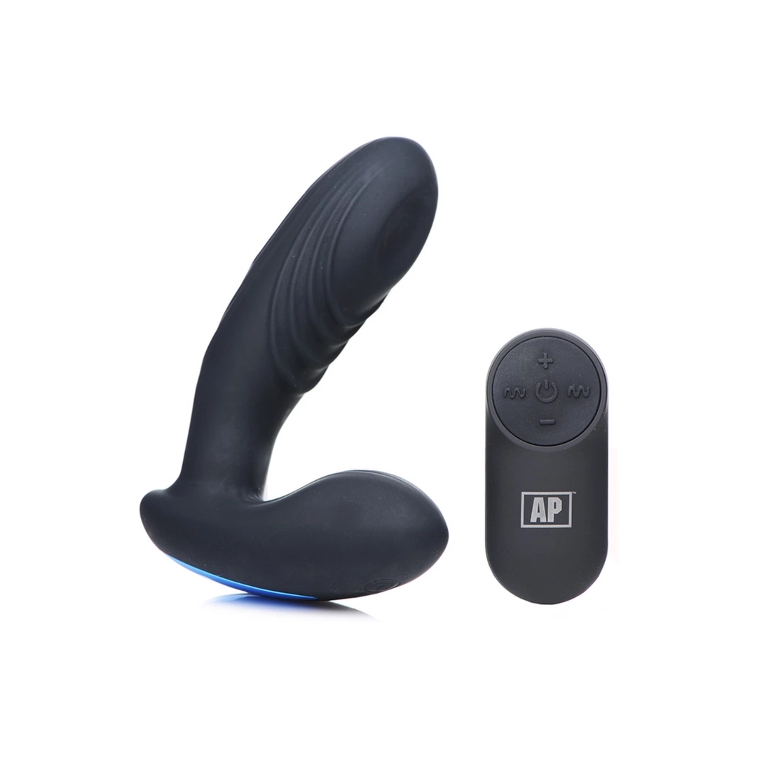 XR Brands P-Thump – masażer punktu P, 7 trybow wibracji, 3 poziomy stukania, pilot