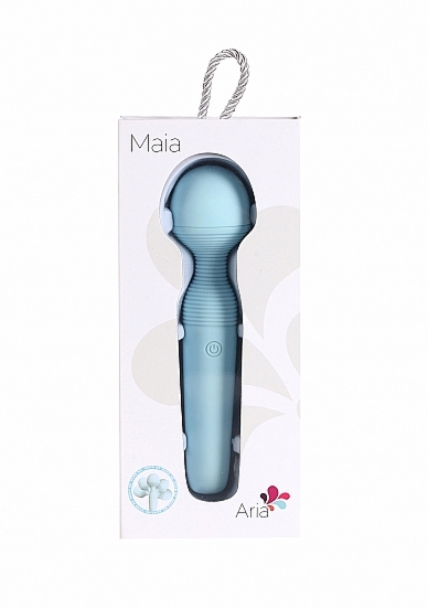 Aria Maia - Różdżka masażer łechtaczki - 15 funkcji - Bendable Teal - AV304-B3