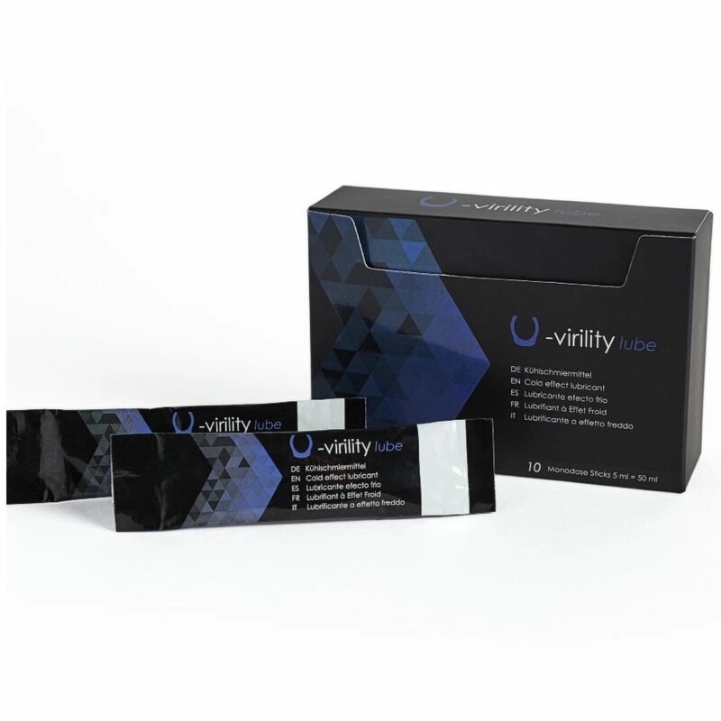 500 Cosmetics U-Virility Lube Żel Nawilżający Chłodzący 10x5ml Saszetki Wodne