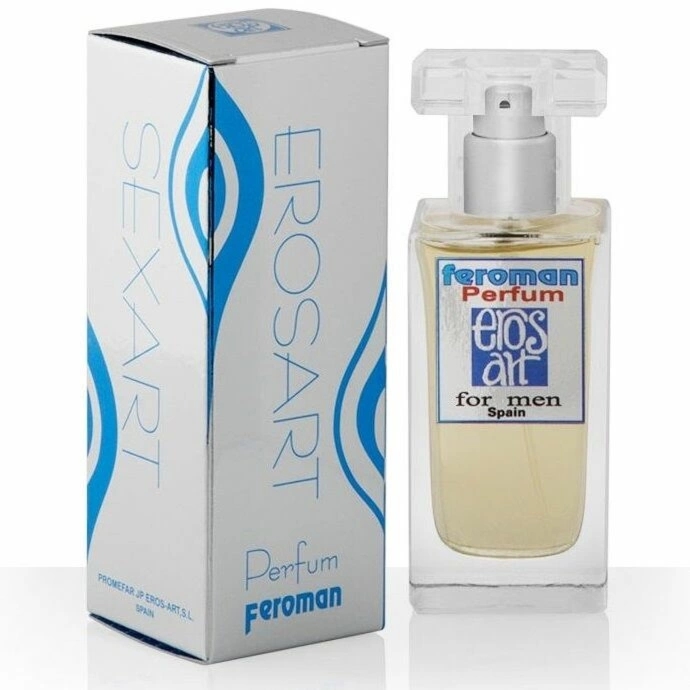 Eros-Art Feroman perfumy z feromonami dla mężczyzn, 50 ml, elegancki flakon