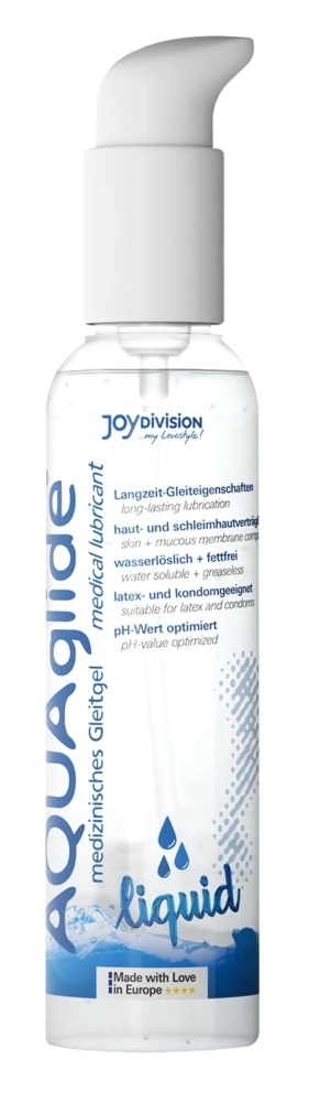 Aquaglide Żel nawilżający wodny 250ml – kompatybilny z akcesoriami, Joydivision