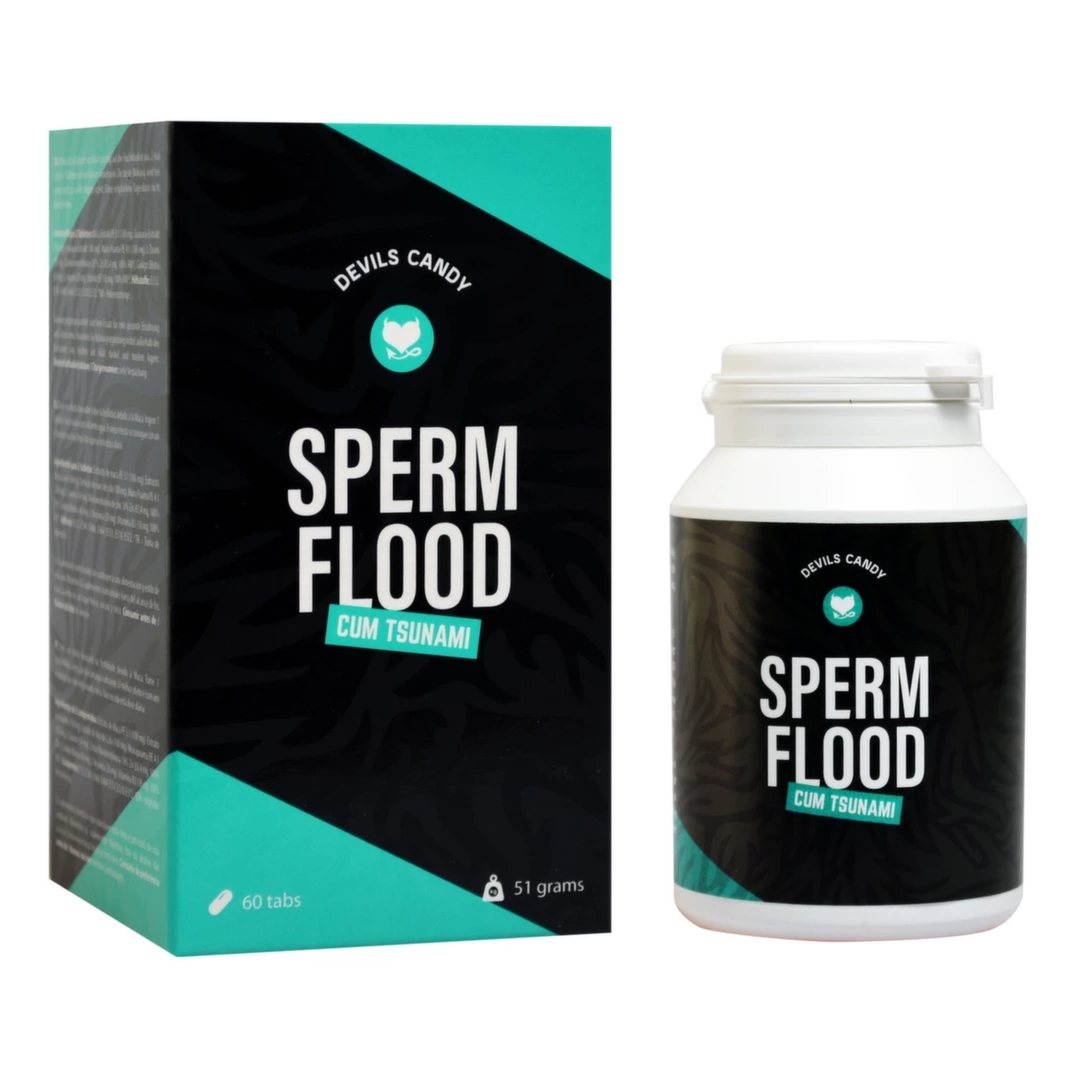 Devils Candy Sperm Flood tabletki dla mężczyzn 60 szt. – naturalny skład, maca, cynk, witaminy