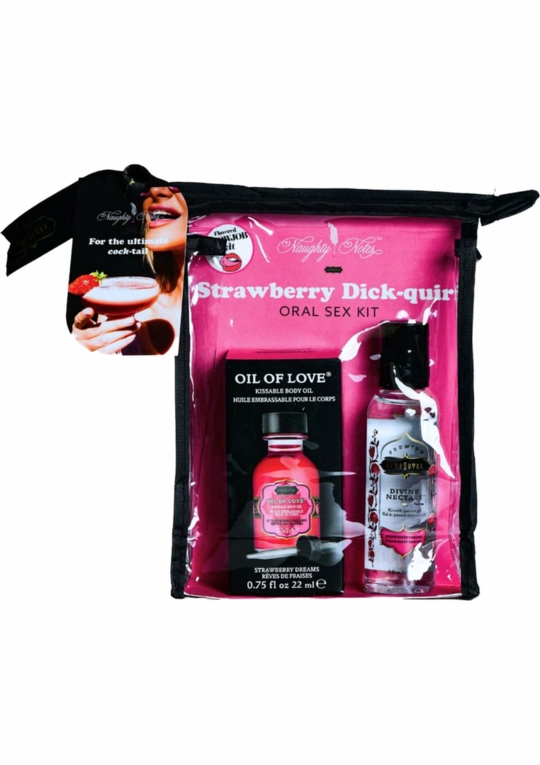 KamaSutra Cocktail Kit zestaw smakowy do masażu i pielęgnacji ciała, trzy zapachy