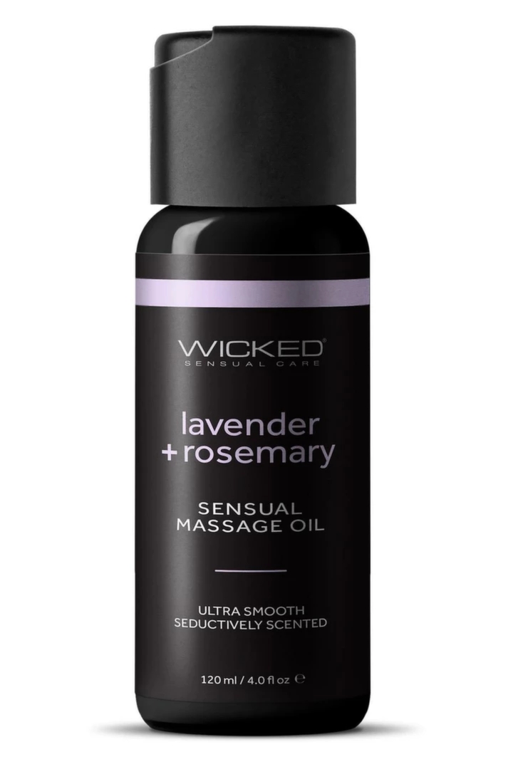 Wicked Sensual Care Olejek do masażu Lawenda & Rozmaryn 120ml – naturalna pielęgnacja ciała