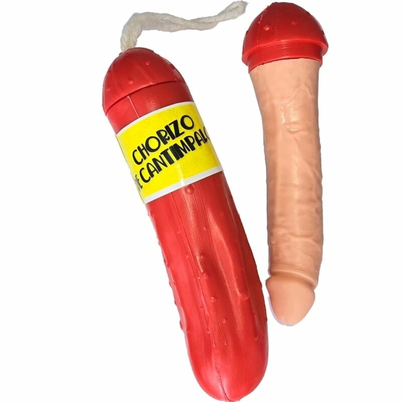 Diablo Picante model Chorizo Cantipalo – designerski anatomiczny gadżet czerwony, medyczny materiał