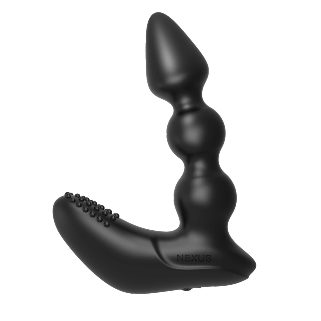 Nexus Bendz Prostate anatomiczny masażer prostaty z pilotem, czarny, podwójny system wibracji