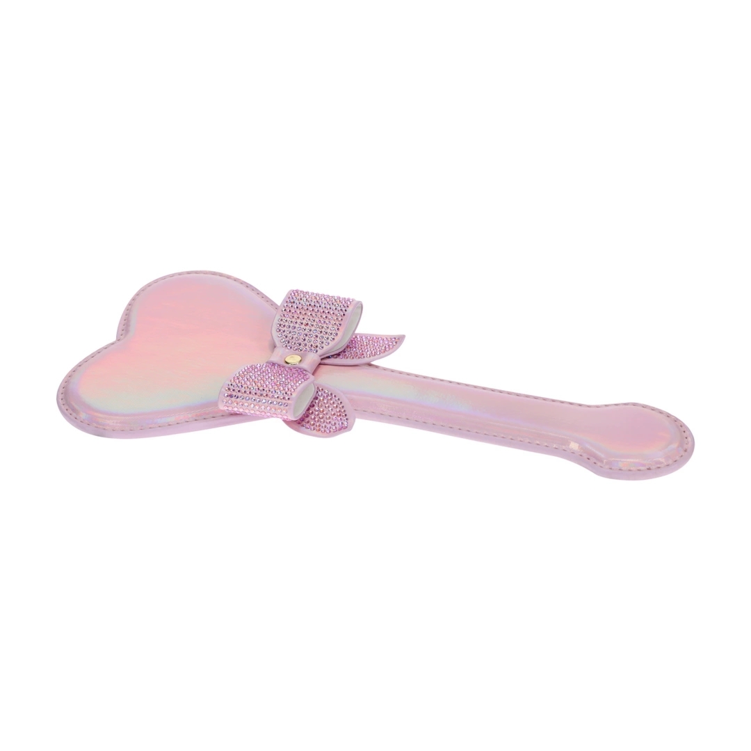 Ouch! Paris Collection Paddle Pink – skorzana paletka rożowa, ergonomiczny uchwyt, opalizujące detale