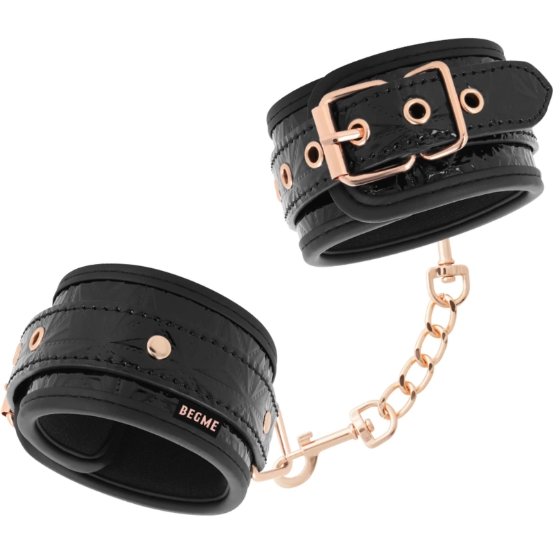 BEGME Premium Black Edition – anatomiczne mankiety na kostki, neoprenowa wyściółka