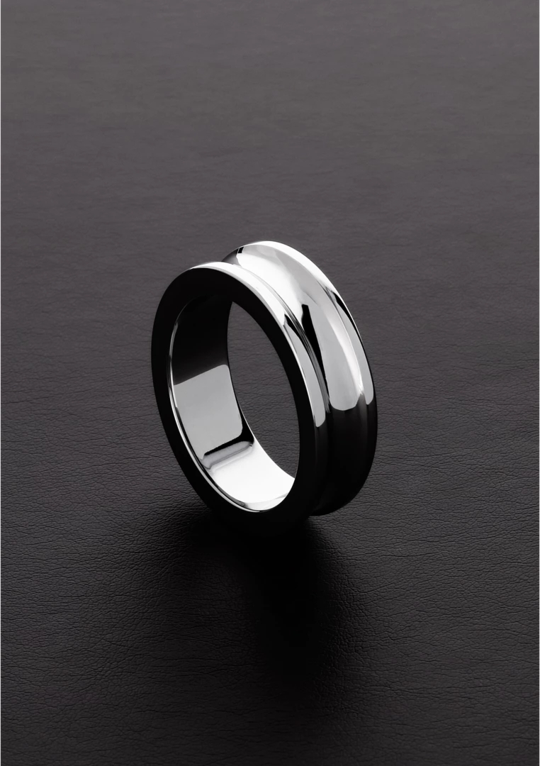 Shots Steel Ring stalowy pierścień intymny – zaokrąglone rogi 15x45 mm