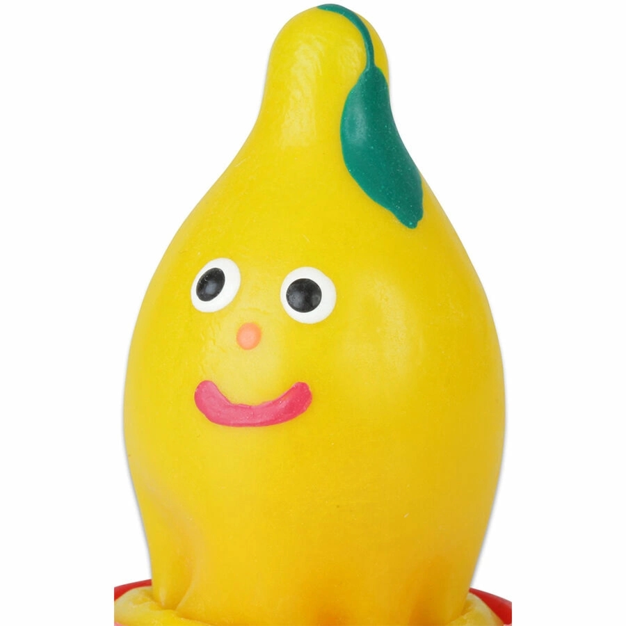 Condomerie Lemon Art – Ręcznie malowana prezerwatywa artystyczna, motyw cytrynowy, lateks