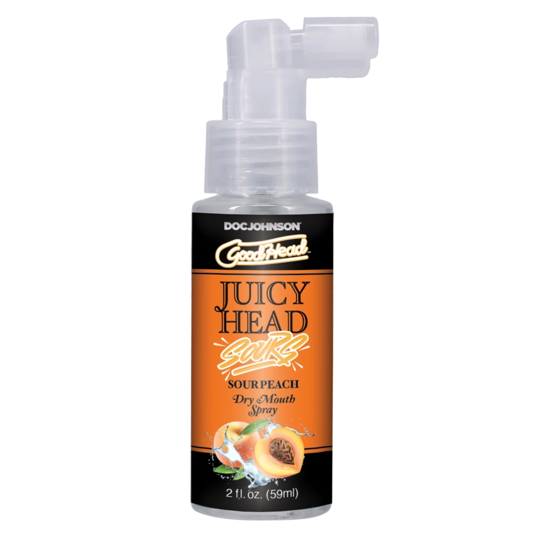 Doc Johnson GoodHead Spray nawilżający do ust Kwaśna Brzoskwinia 60ml