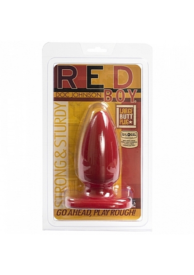 DUŻA ZATYCZKA ANALNA- CZERWONA 0901-04-CD - Red Boy - Butt Plug - Large