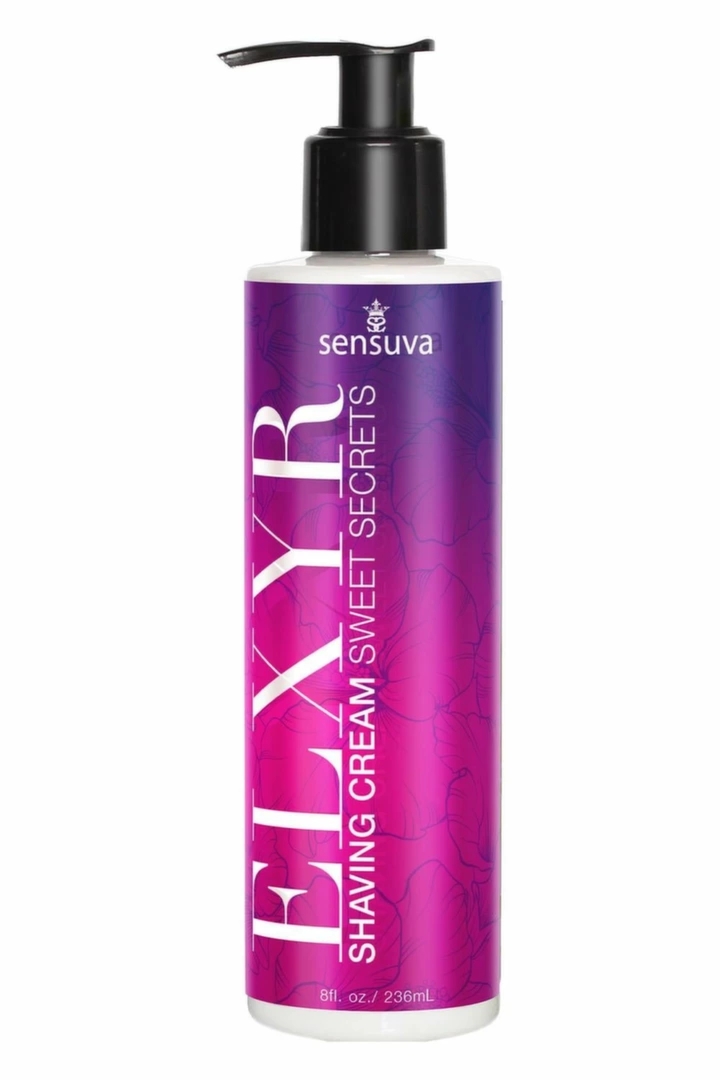 Sensuva Shaving Cream Sweet Secrets krem do golenia 236ml – granat, figa, kokos, plumeria