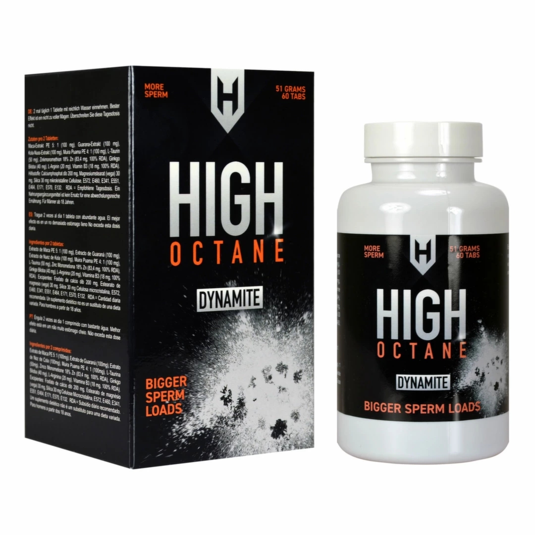 High Octane Dynamite – Suplement dla Panów 60 tabletek, naturalne ekstrakty i witaminy