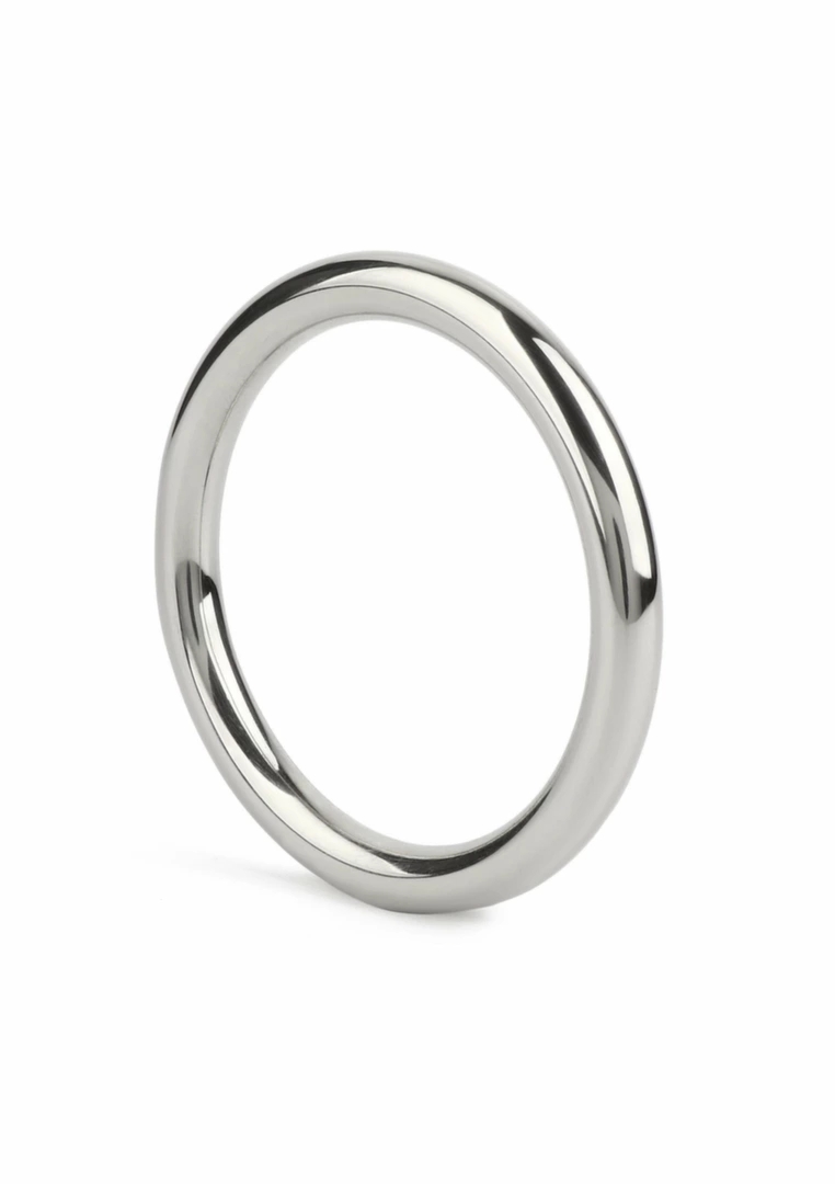 Mr. Steel The Prince C-Ring stalowy pierścień 6mm x 45mm, minimalistyczny, polerowana stal