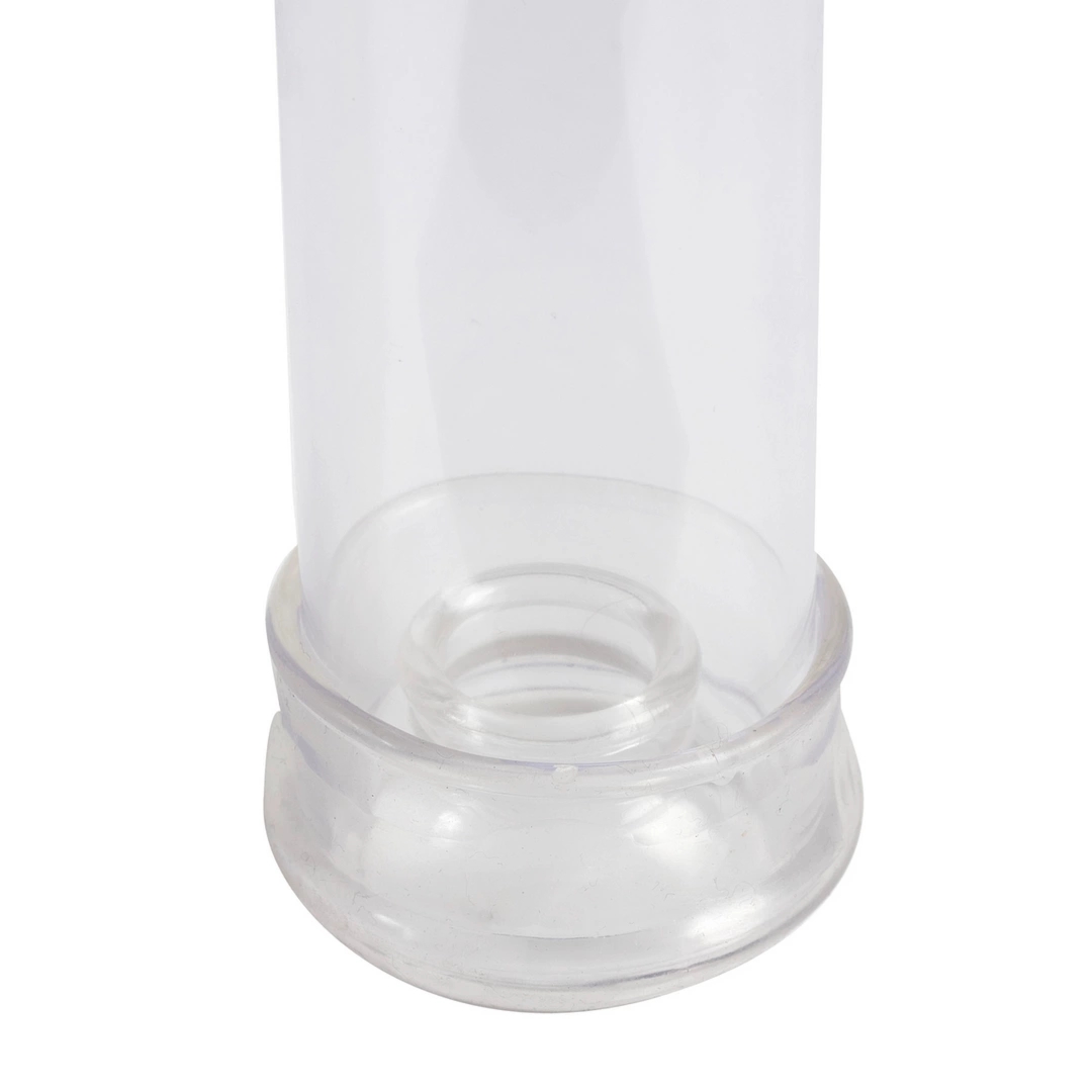 Doc Johnson Classic Pump niebieska – manualny system powiększający, cylinder, miękki rękaw