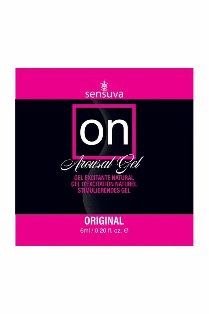 Sensuva ON Original Arousal Gel 6 ml, wodny żel intymny roślinny, bez parabenów