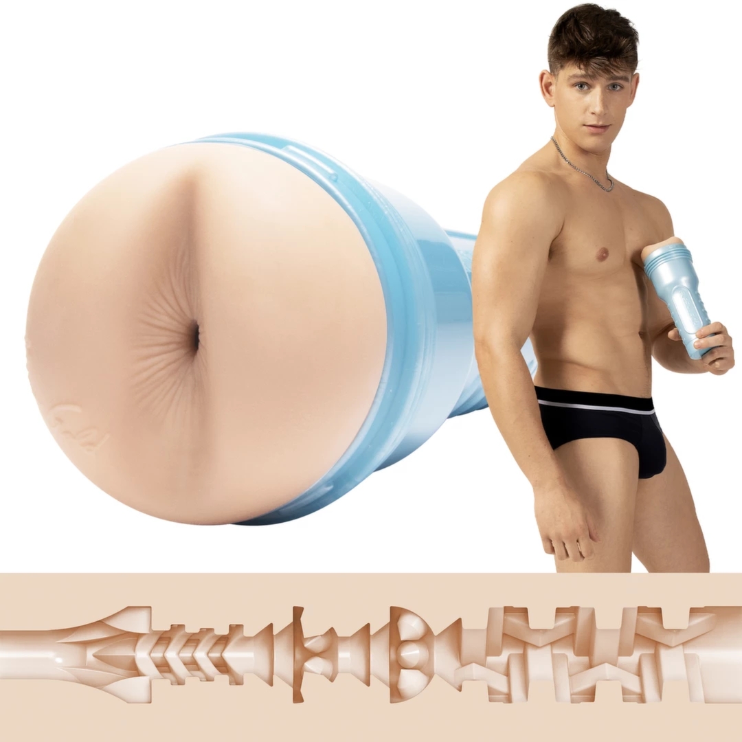 Fleshjack Boys Reno Gold Golden Boy – anatomiczny model SuperSkin, struktura Golden Boy