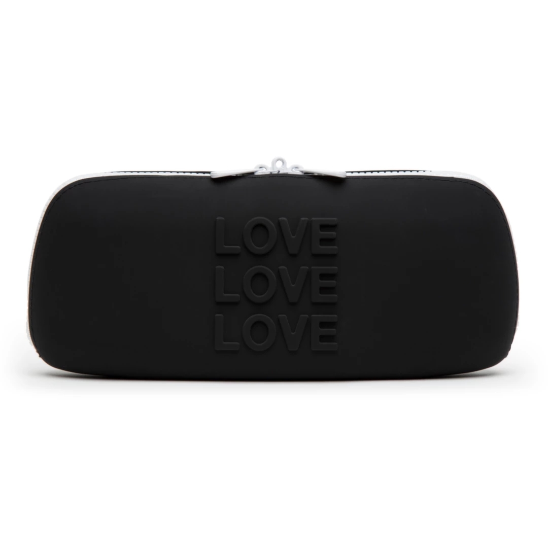 Happy Rabbit Etui LOVE Zip Bag Medium Black – silikonowa kosmetyczka 25,4 cm, czarna