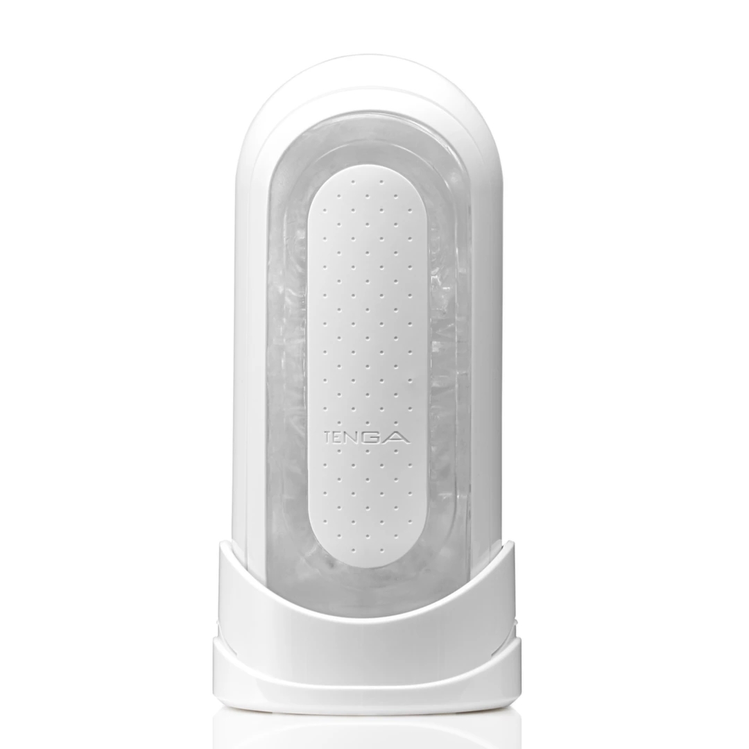 Tenga Flip Zero White – innowacyjna maszyna intymna, miękka wkładka, system Flip