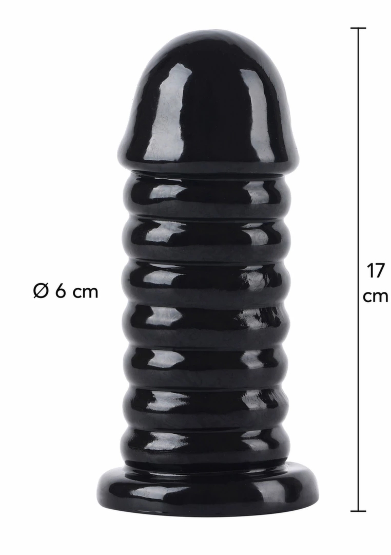HIDDEN DESIRE Extreme Anal Bold Large 16,5 cm model z szeroką podstawą, anatomiczny, PVC