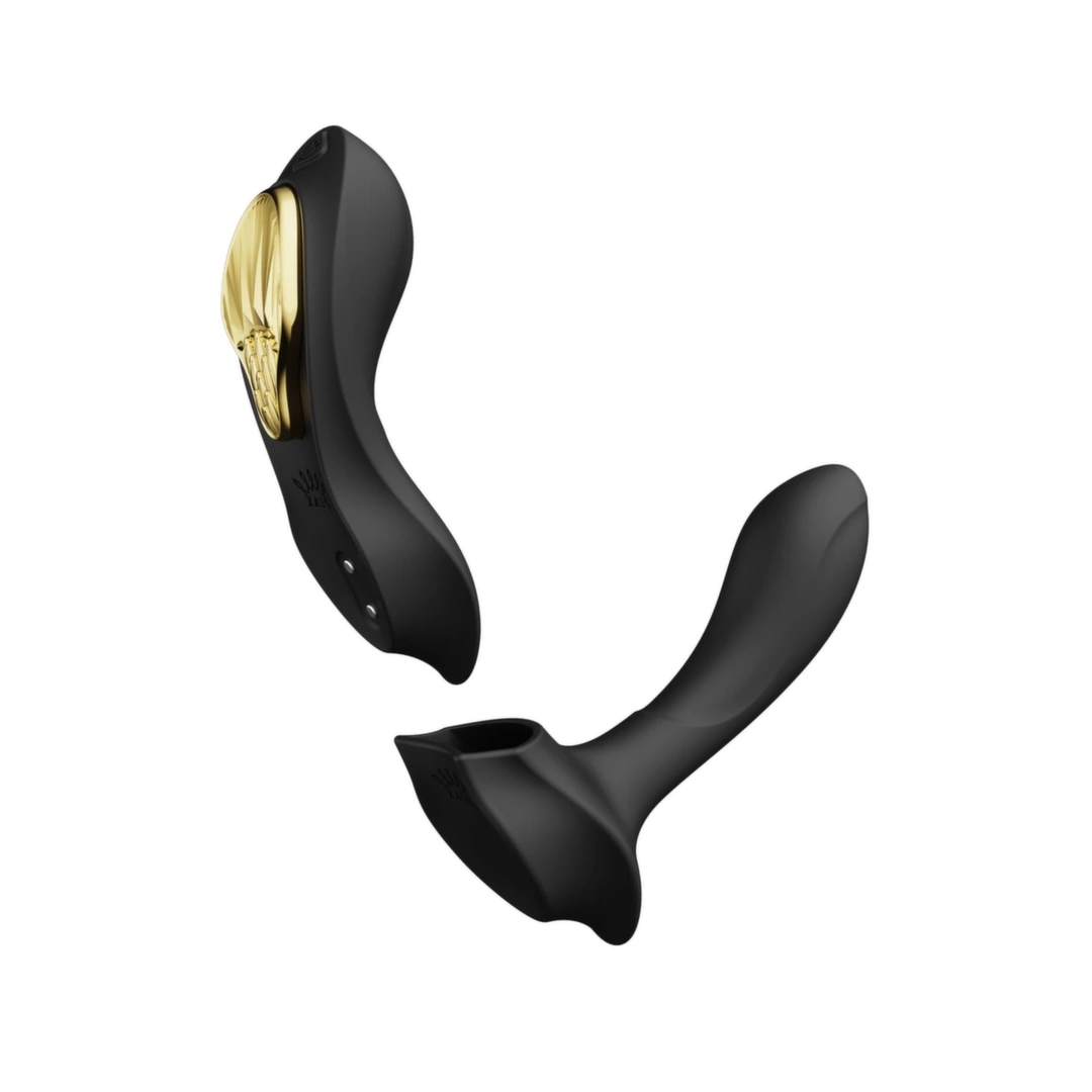 ZALO Aya Czarny – Model do noszenia z pilotem i aplikacją, Bluetooth/Wi-Fi, ergonomiczny