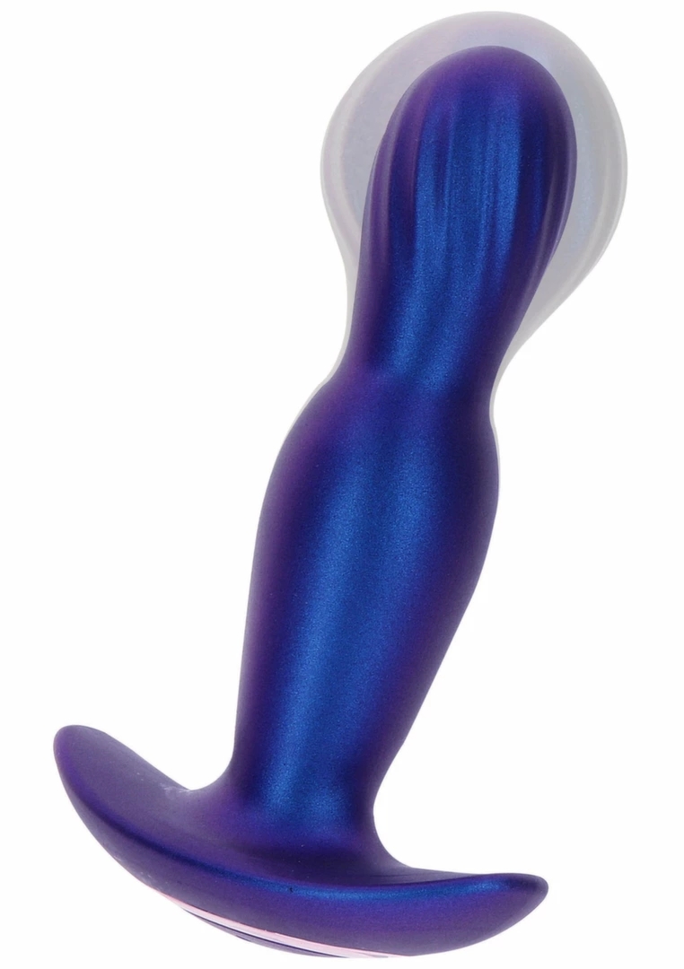 TOYJOY The Stout Inflating wibrujący model analny z pilotem, funkcja pompowania, czarny