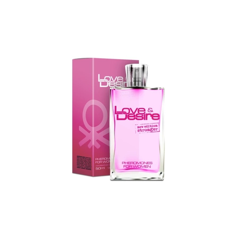 Love & Desire SHS Feromony Damskie 50 ml – czteroskładnikowy system, owocowo-kwiatowy aromat