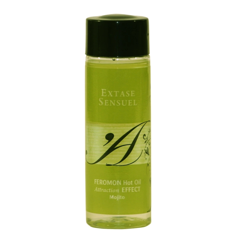 Extase Sensual Olejek do masażu rozgrzewający Mojito z feromonami 100ml – orzeźwiający zapach, airless