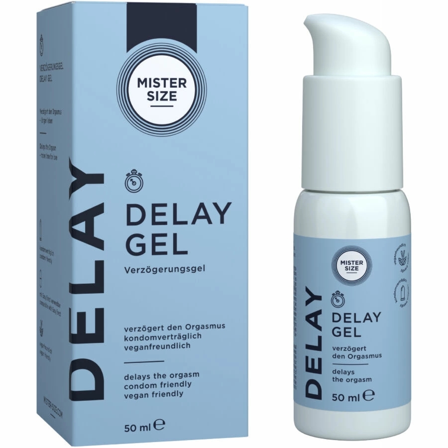 Mister Size Delay Gel 50ml żel intymny z efektem chłodzącym i precyzyjnym dozownikiem