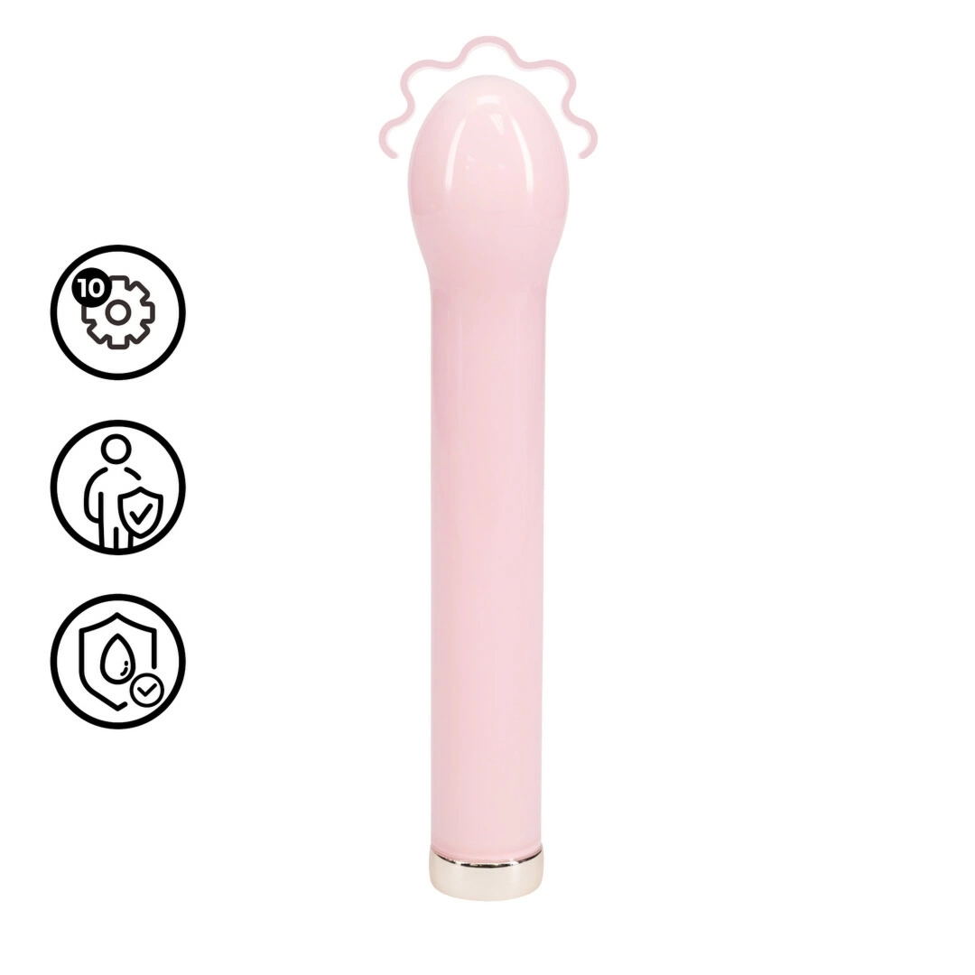 Loveline Glass Bulb Shaped Vibe Pink – szklany model anatomiczny, zaokrąglony