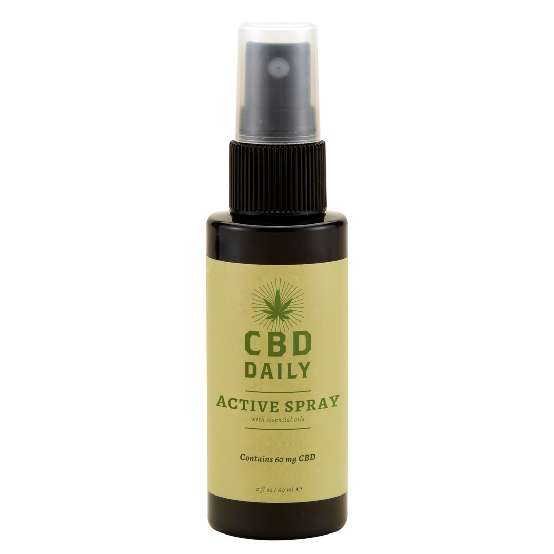 Earthly Body CBD Active Spray 60 ml – Odświeżający spray pielęgnacyjny z konopiami