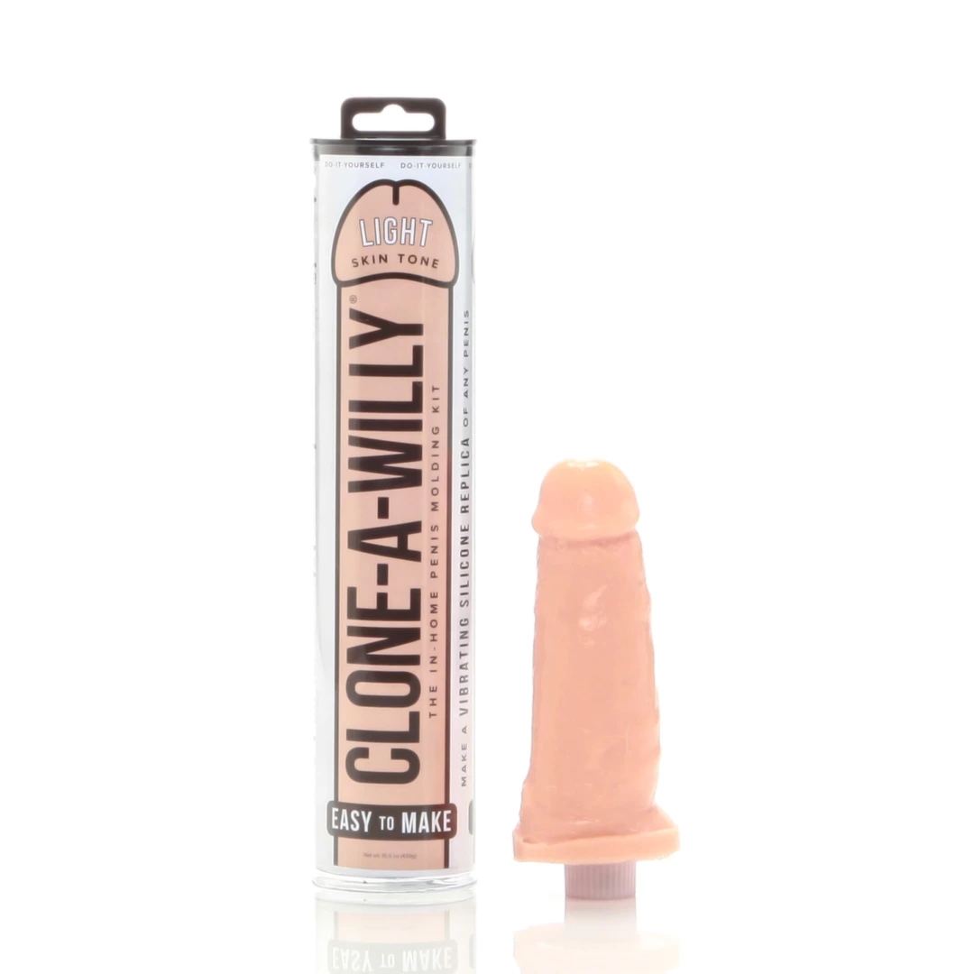 Clone-A-Willy Kit Light Skin – zestaw do tworzenia anatomicznej repliki modelu, jasny odcień