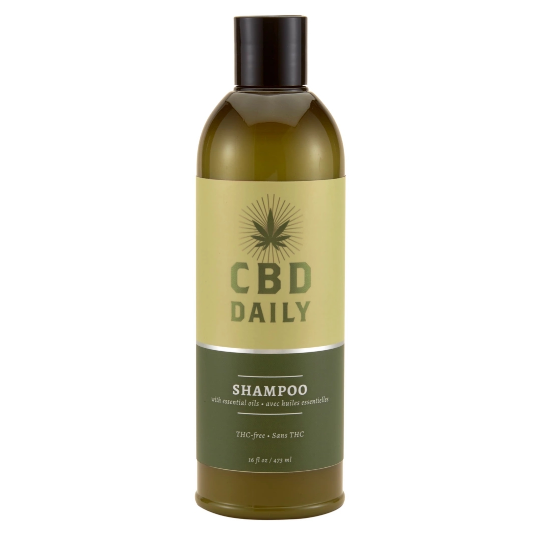 Earthly Body Szampon CBD Daily 473 ml – Olejek konopny i arganowy, pielęgnacja włosów