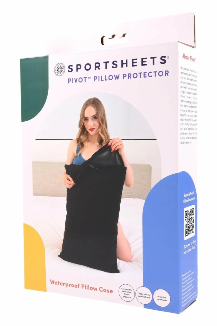 SPORTSHEETS Pivot Pillow Protector wodoodporny pokrowiec na poduszkę, system Hook & Loop