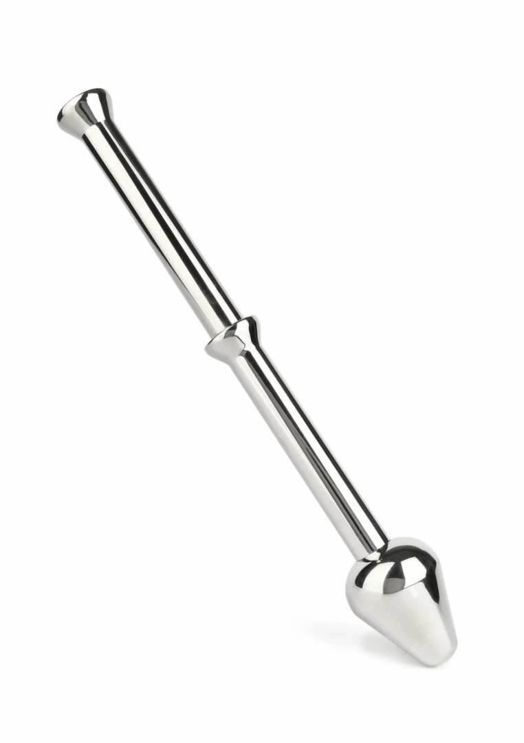 Mr. Steel Stainless Steel Milking Stick dwustronny stalowy pręt intymny, 20 cm