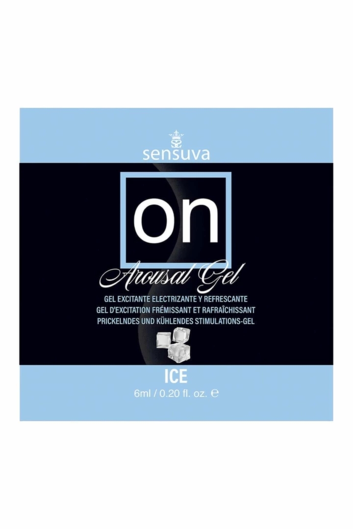 Sensuva ON ICE Arousal Gel 6 ml, żel chłodzący intymny, wegański, bez parabenów
