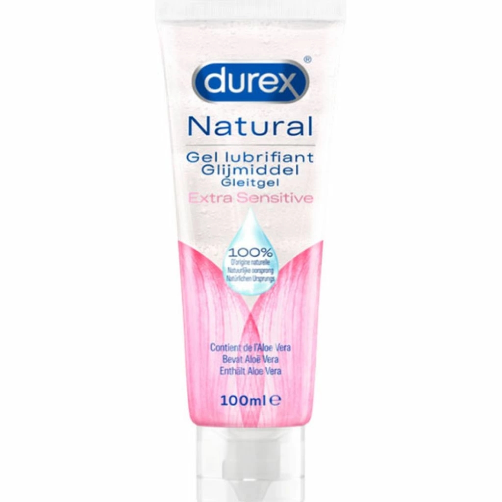 Durex Natural Extra Moisture – żel nawilżający wodny z aloesem, 100 ml, neutralne pH