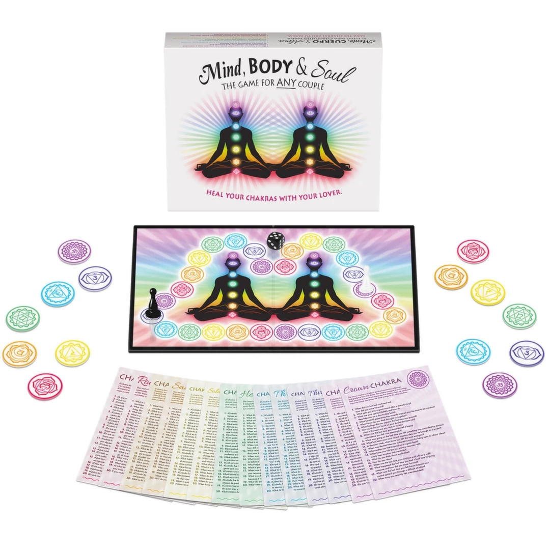 Kheper Games Mind Body & Soul – gra planszowa dla par z 240 pytaniami o czakrach