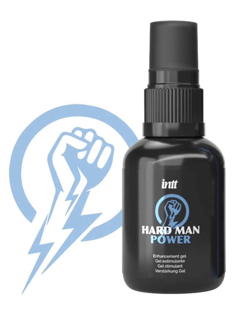 Intt Hard Man Power Enhancement Żel 15ml – pielęgnacyjny żel z pompką podróżną do codziennego stosowania