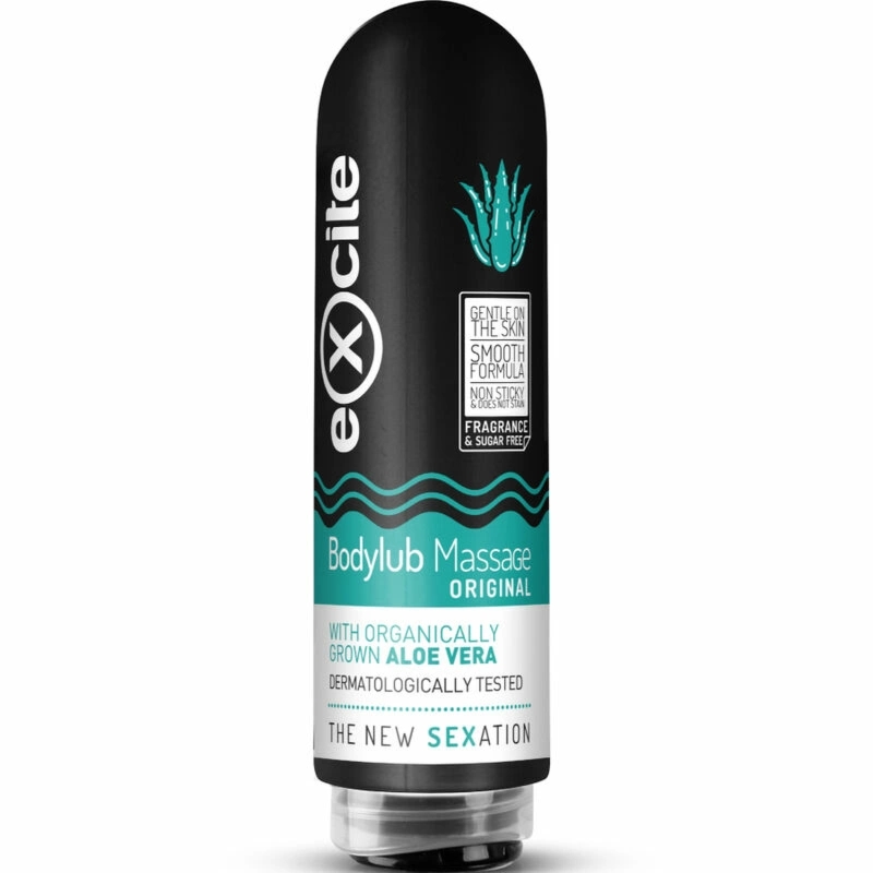 EXCITE Bodylub Massage Original Aloe Vera 200 ml – żel do masażu z aloesem, bez parabenów