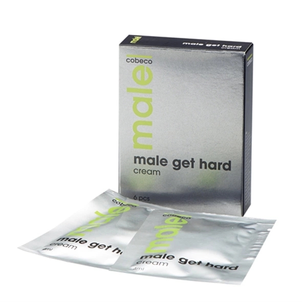 Cobeco Male Get Hard krem intymny w saszetkach 6x4 ml – praktyczne porcje do pielęgnacji