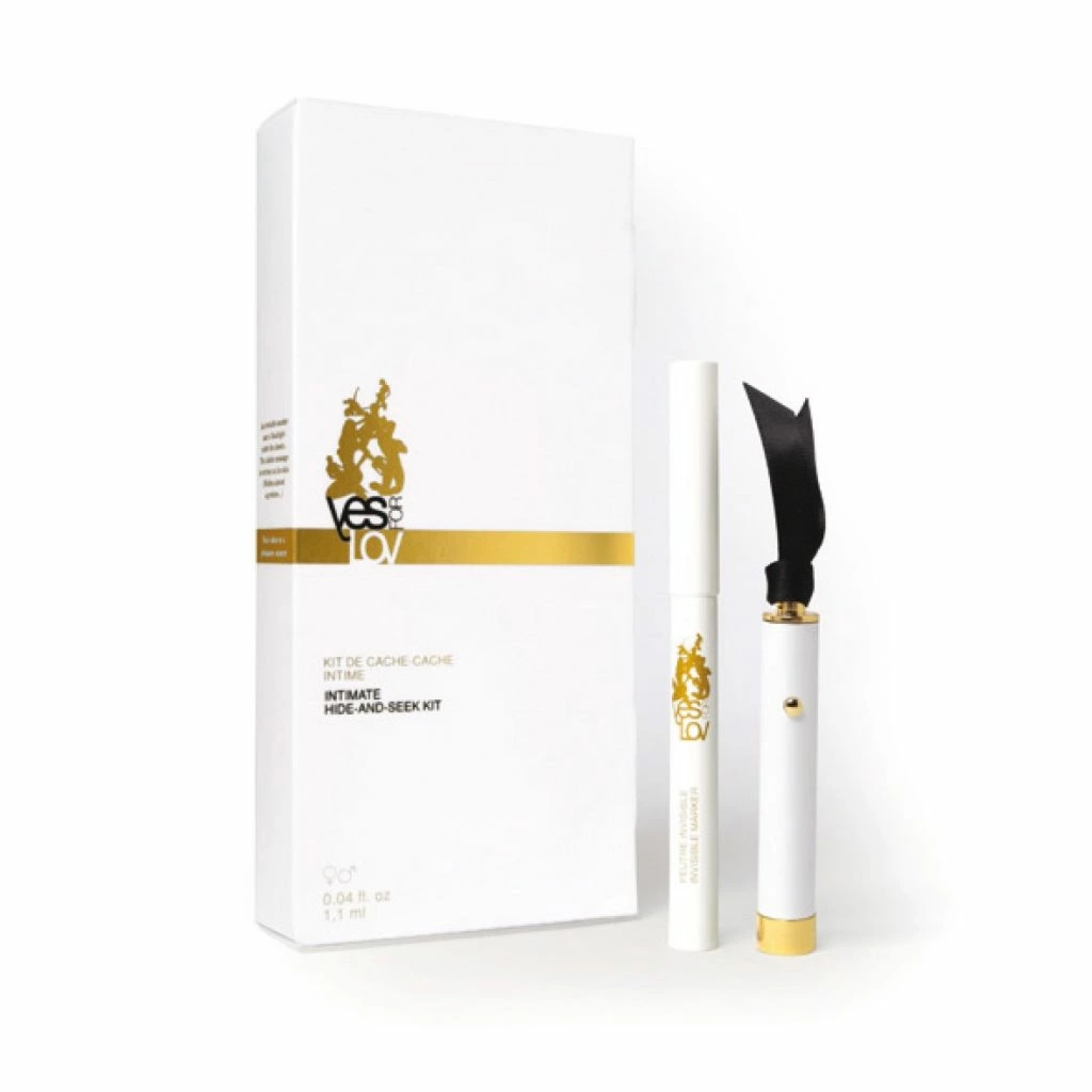 YESforLOV Intimate Hide-and-Seek Kit zestaw z markerem UV i latarką, kreatywna zabawa