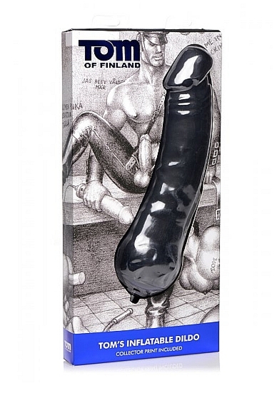 Pompowane silikonowe dildo Tom of Finland - Tom of Finland Toms Inflatable Silicone Dildo - TF1791